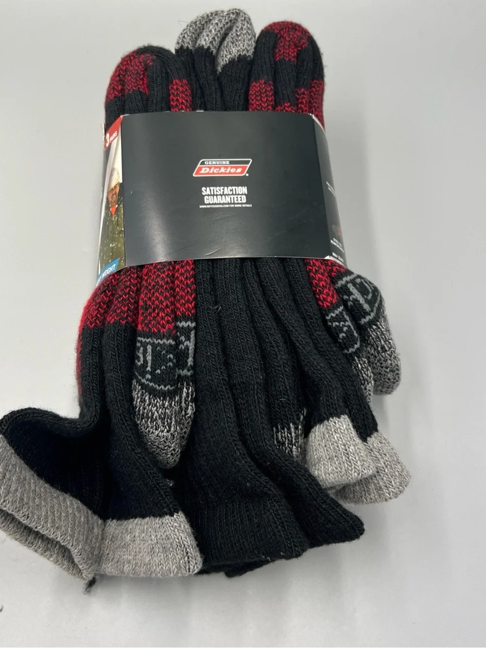 3 Pairs! Dickies Steel Toe Crew Performance Thermals Socks. Heavyweight, Sz 6-12